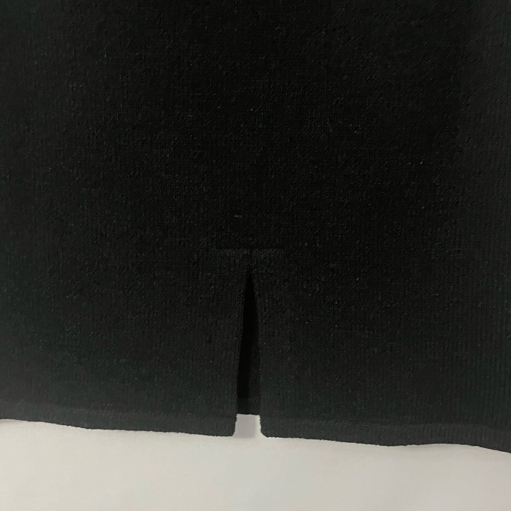 Vintage Antonella Preve Black Elastic Waist Knot Skirt Size M - Picture 5 of 5